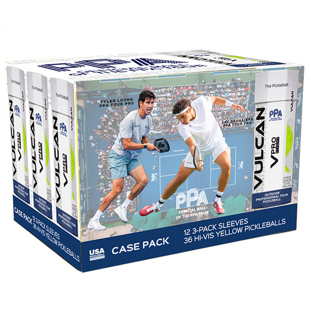 Vulcan VPRO FLIGHT Outdoor Pickleball Case Pack (36 pk.)