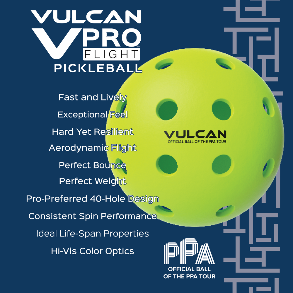 Balltech Vulcan VPRO FLIGHT Outdoor PPA Tour Pickleball