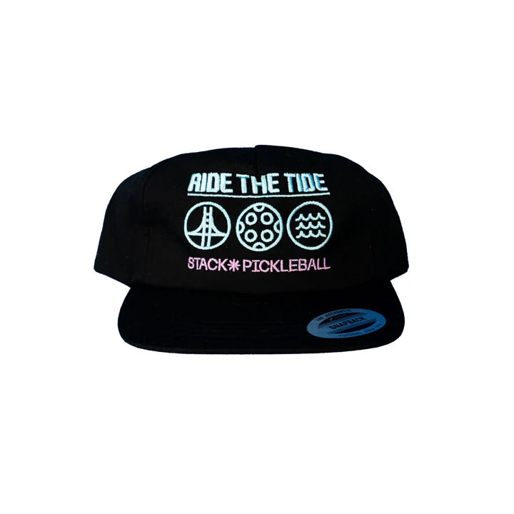 RIDE THE TIDE UNSTRUCTURED BLACK HAT