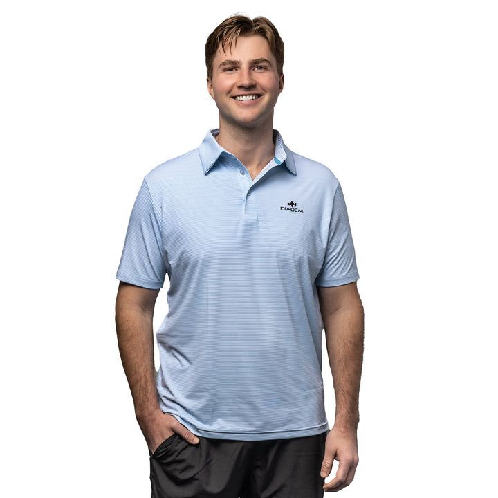 MEN'S SCALES WEEKENDER STRIPED POLO