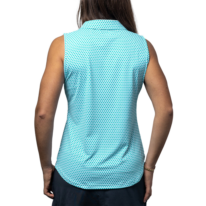 WOMEN'S SCALES PICKLEBALL SLEEVELESS POLO