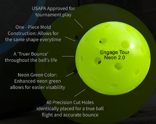 Engage 'Tour Neon 2.0' Pickleball