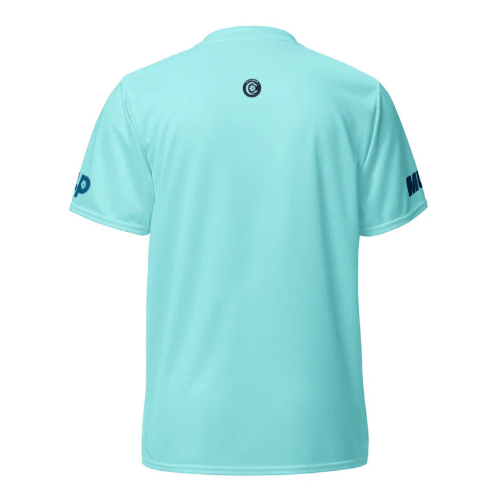 BAY AREA BREAKERS REPLICA UNISEX V-NECK PERFORMANCE SHIRT - TURQUOISE